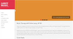 Desktop Screenshot of laneymusic.com